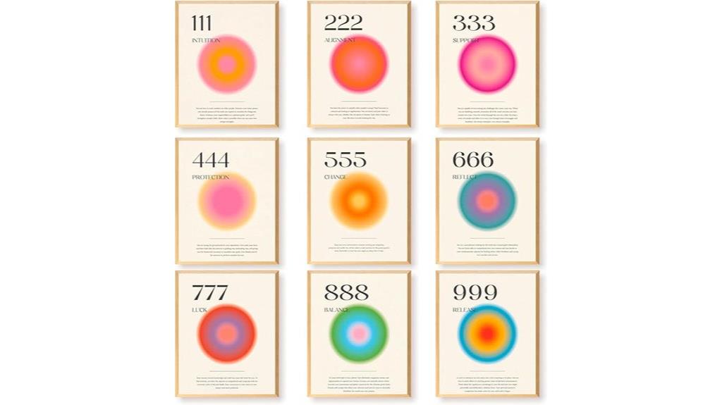 angel number inspirational posters