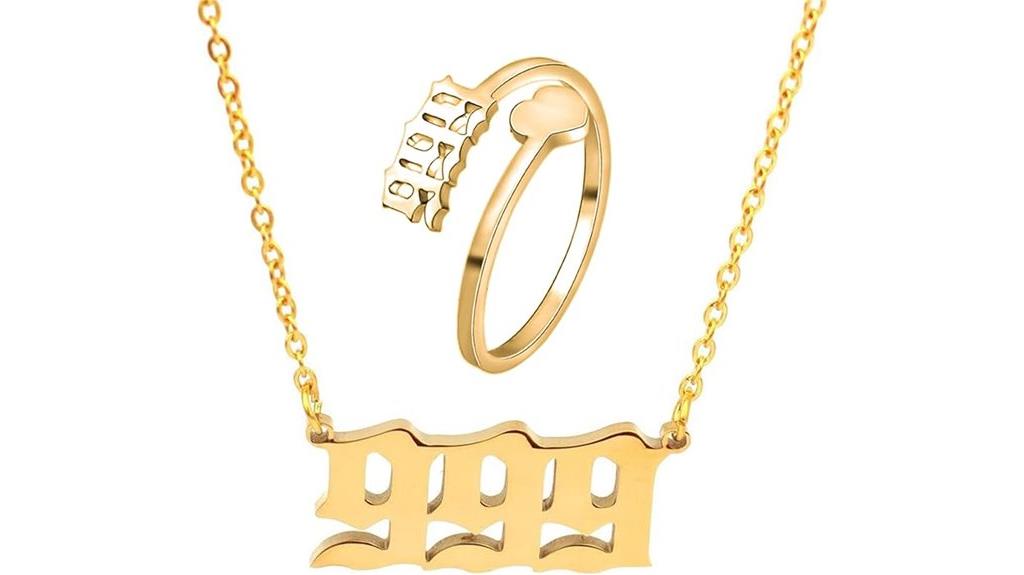 angel number necklace gift