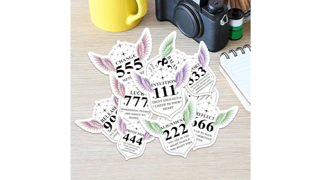 angel number sticker set