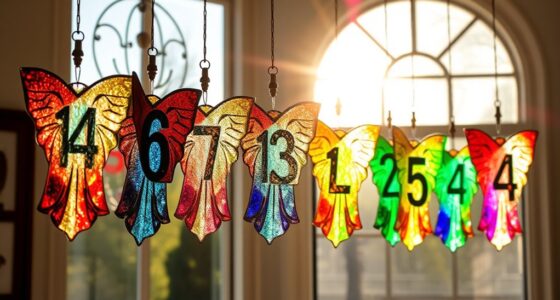 angel number suncatchers inspire light