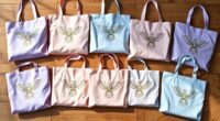 angel number tote bag collection
