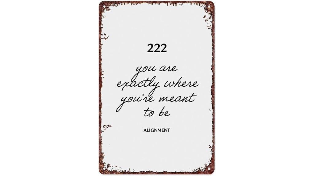 angel number vintage sign