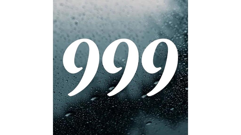 angel number vinyl decal