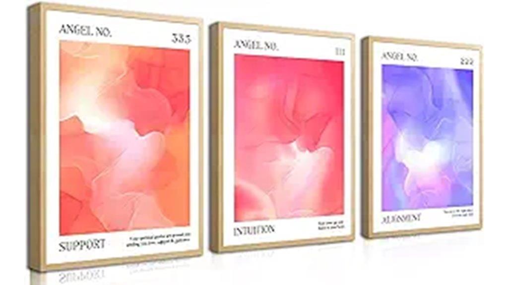 angel number wall art