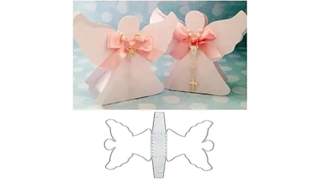 angel shaped metal die cuts