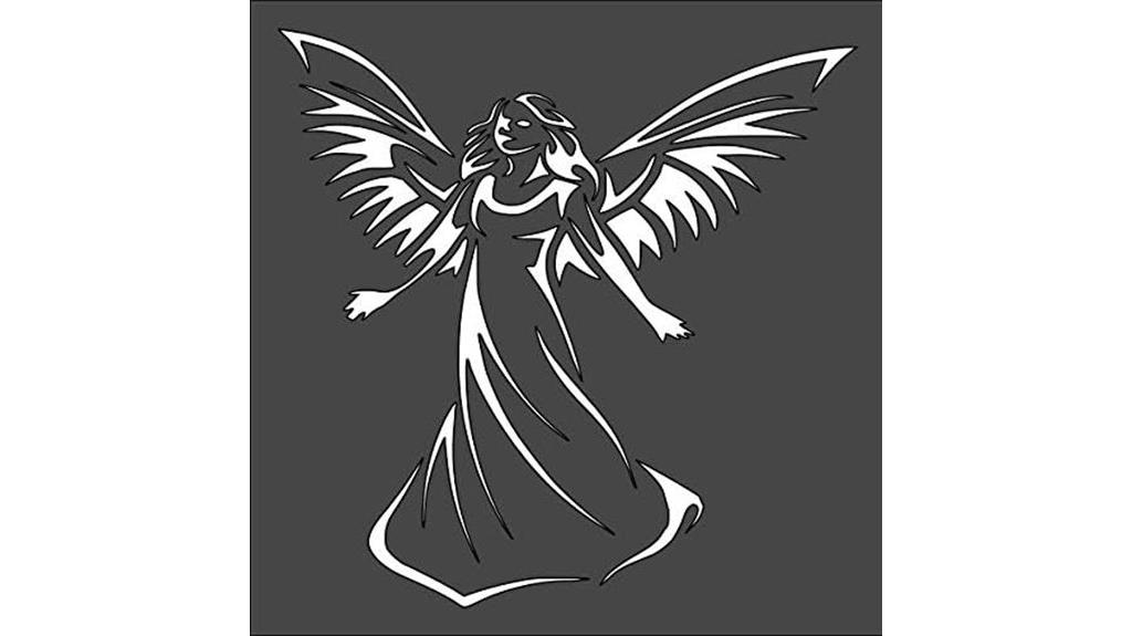 angel stencil for crafts