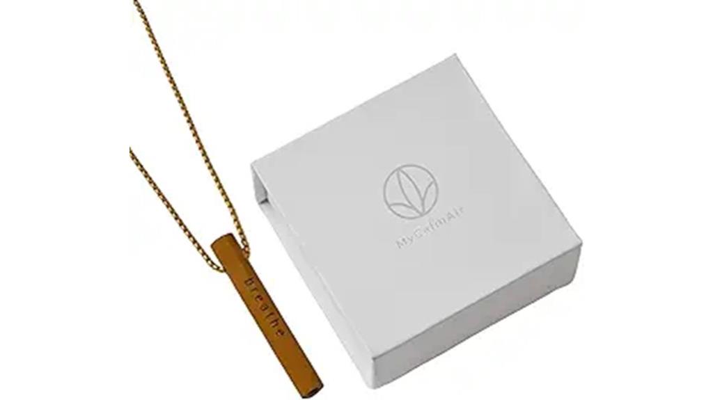 bamboo meditation relaxation necklace