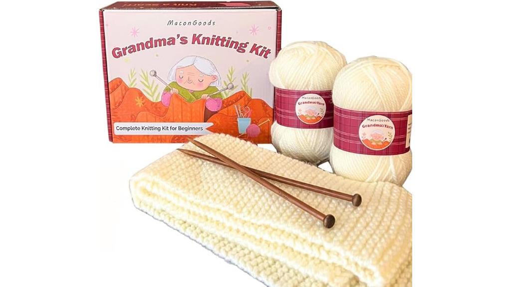 beginner knitting kit