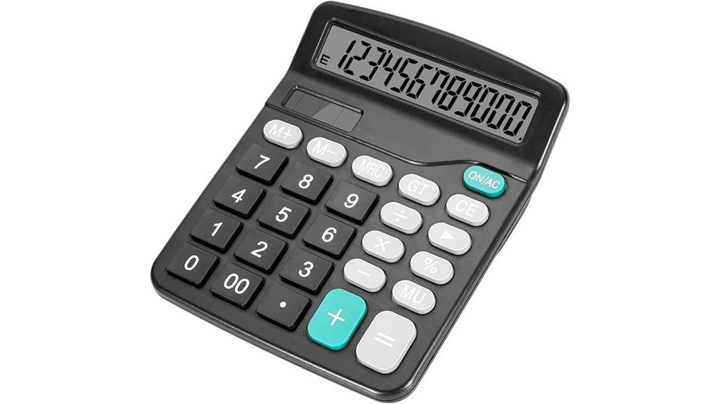 big button solar calculator
