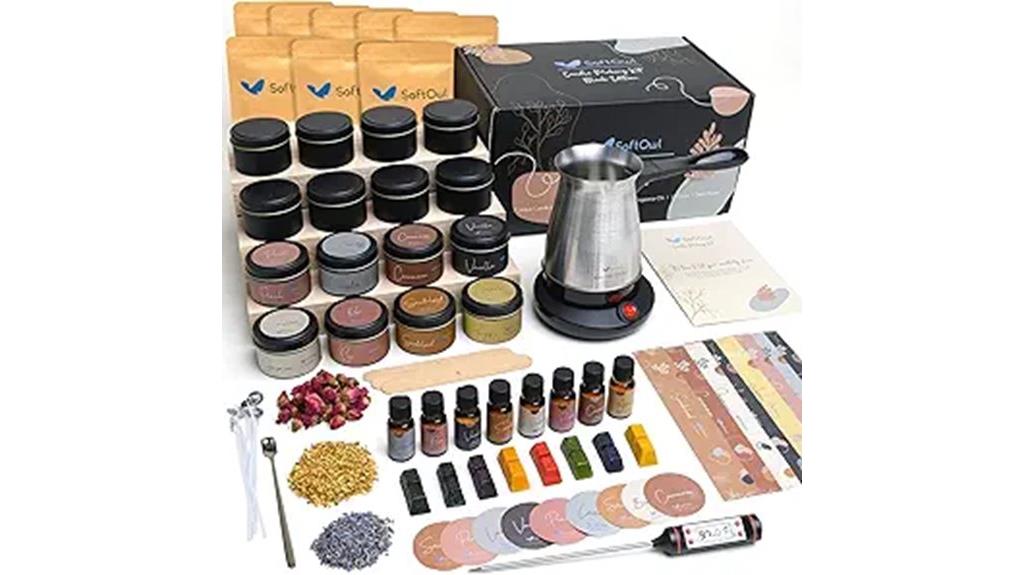 black edition soy candle kit