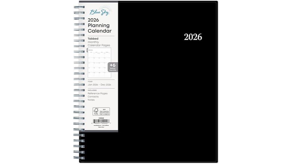 blue sky 2026 planner