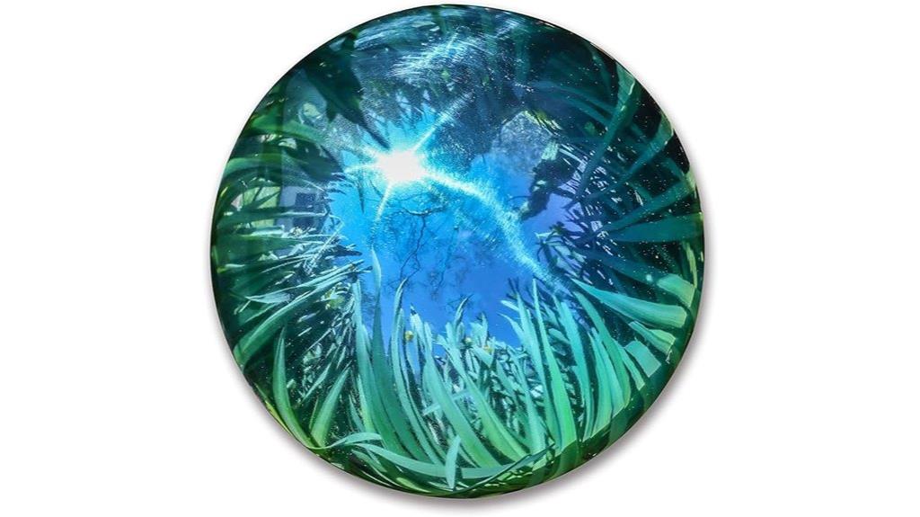 blue stainless steel mirror