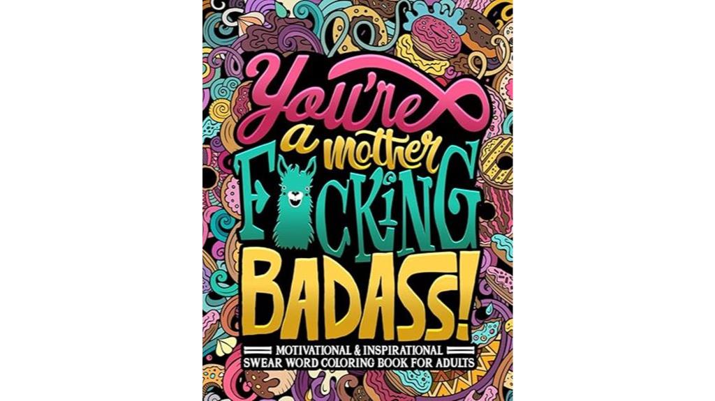 bold empowering adult coloring book