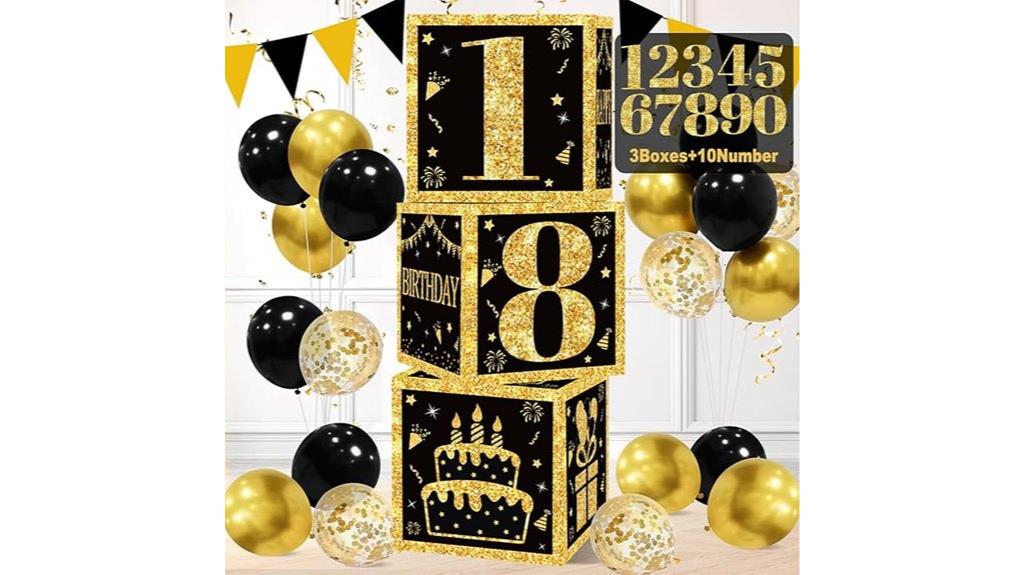 boy s birthday decoration boxes