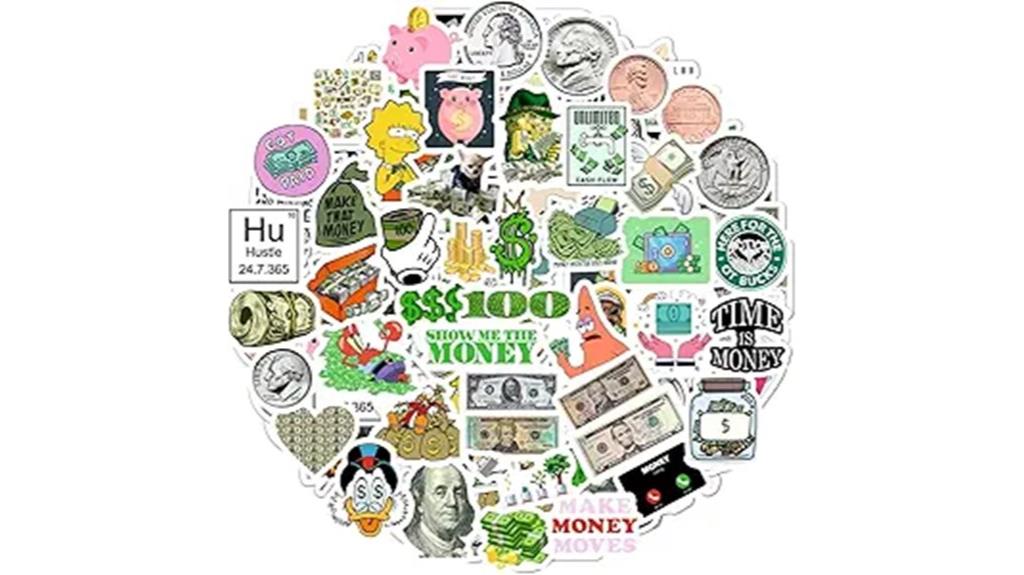 bulk budget sticker pack