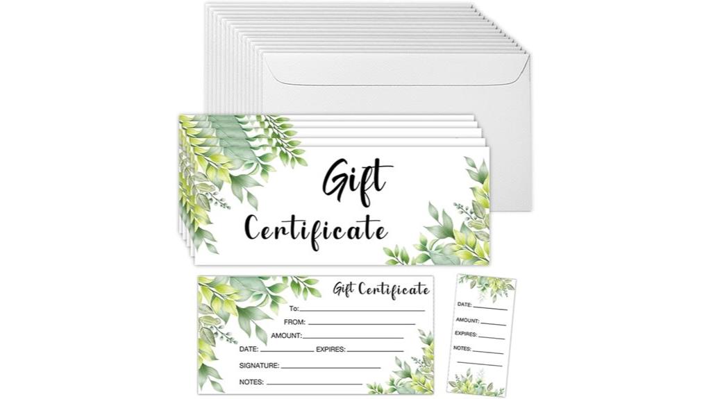 bulk gift card sets