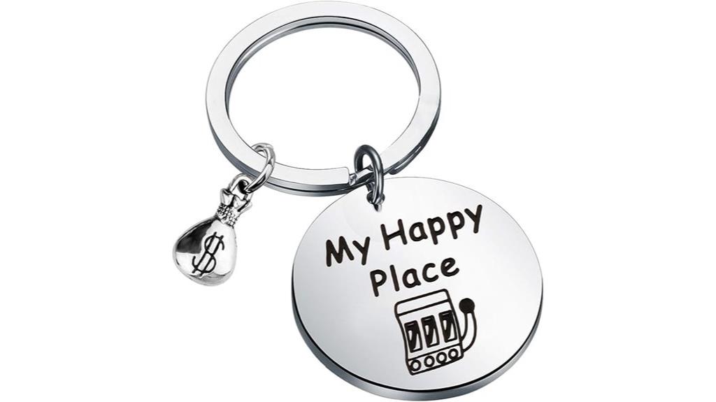 casino lover gift keychain