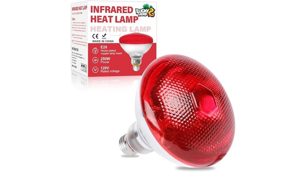 chickens infrared heat lamp