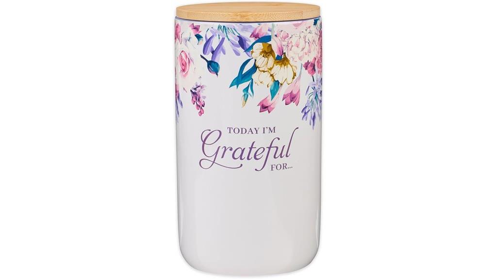 christian gratitude jar set