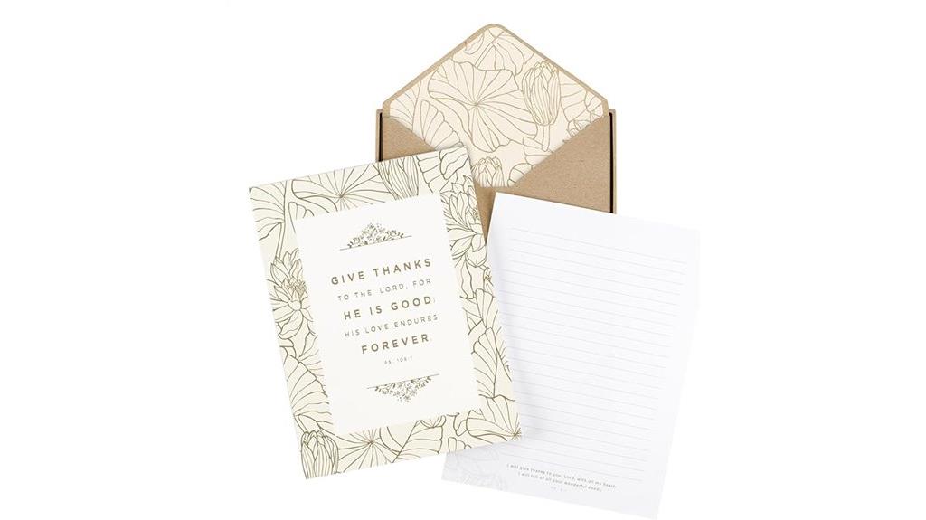 christian stationery gift set