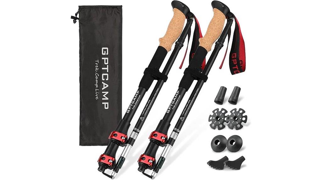 collapsible hiking poles pack