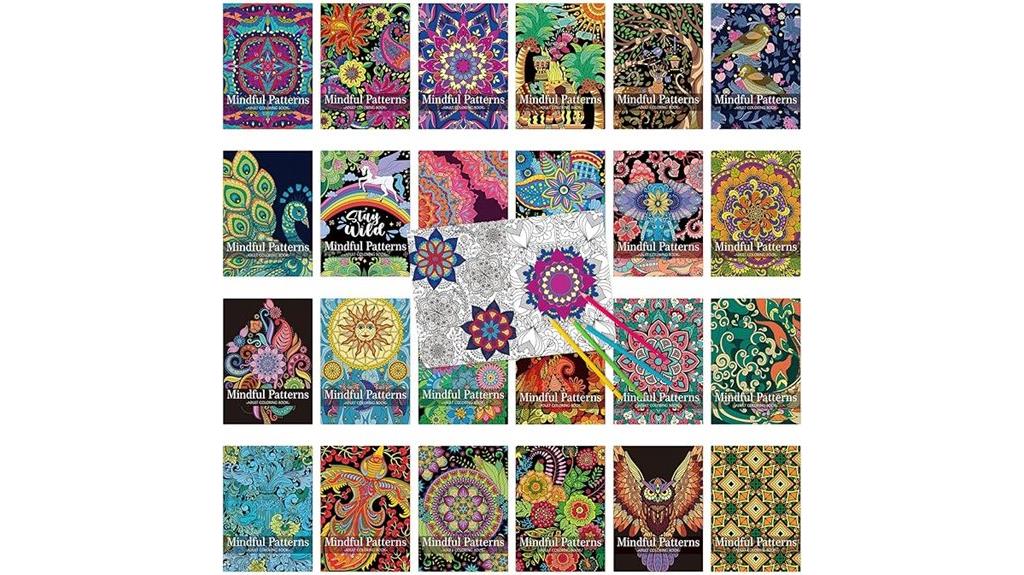 colorful adult kids coloring books