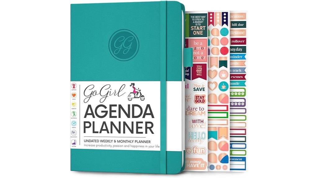 colorful women s monthly planner