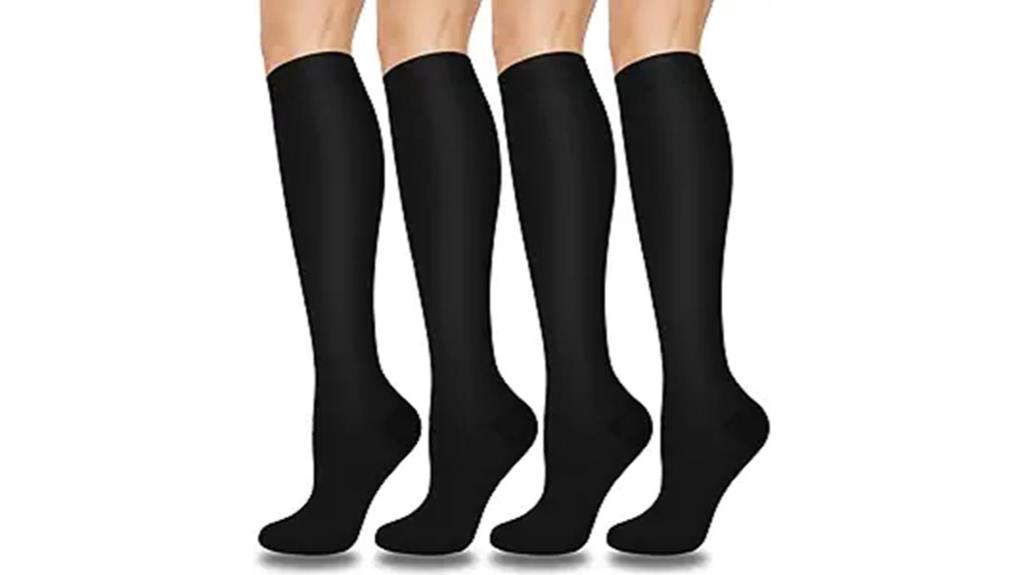 compression socks unisex 4 pack