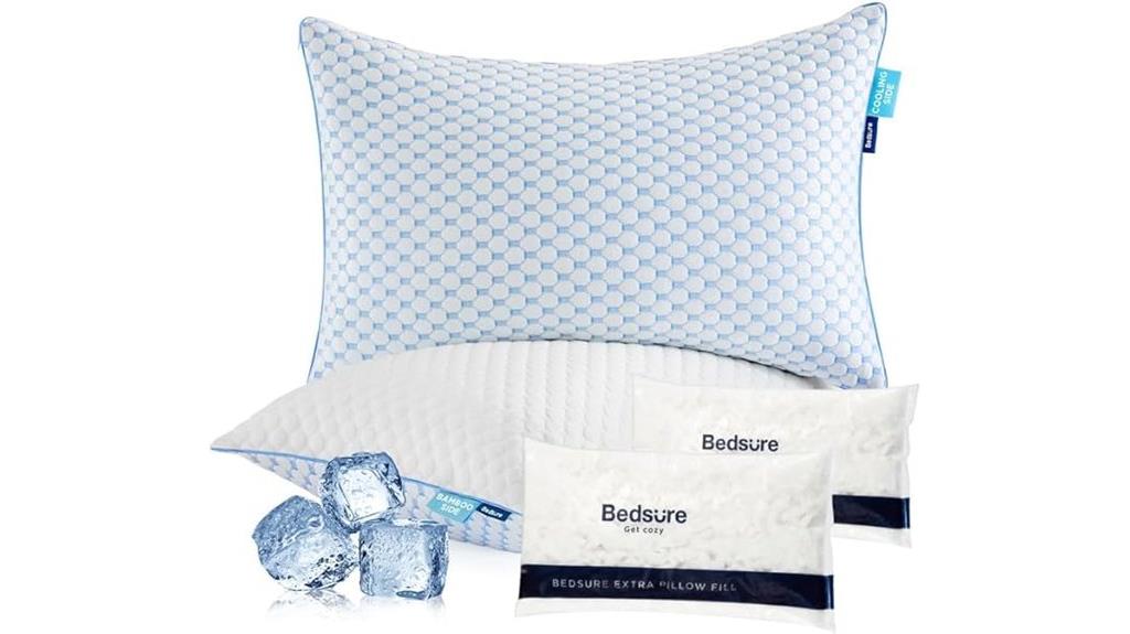 cooling memory foam pillows