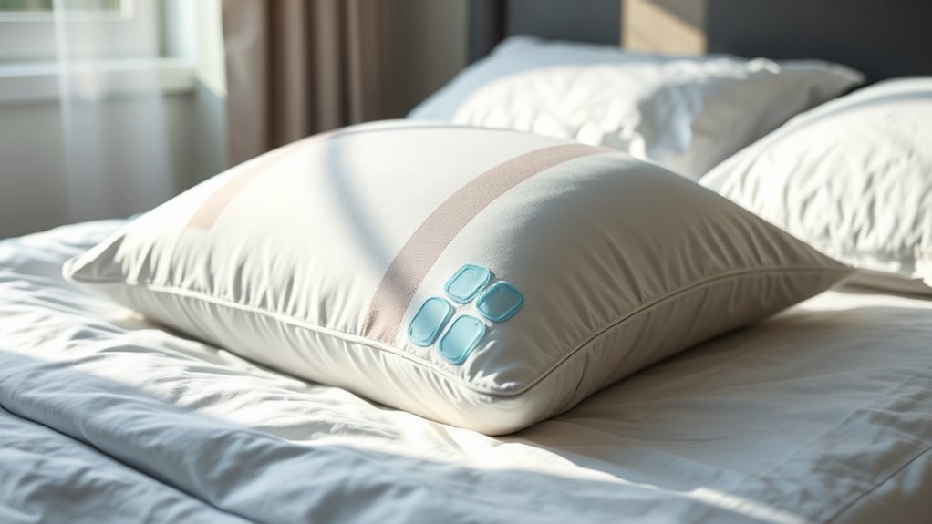 cooling pillow material features
