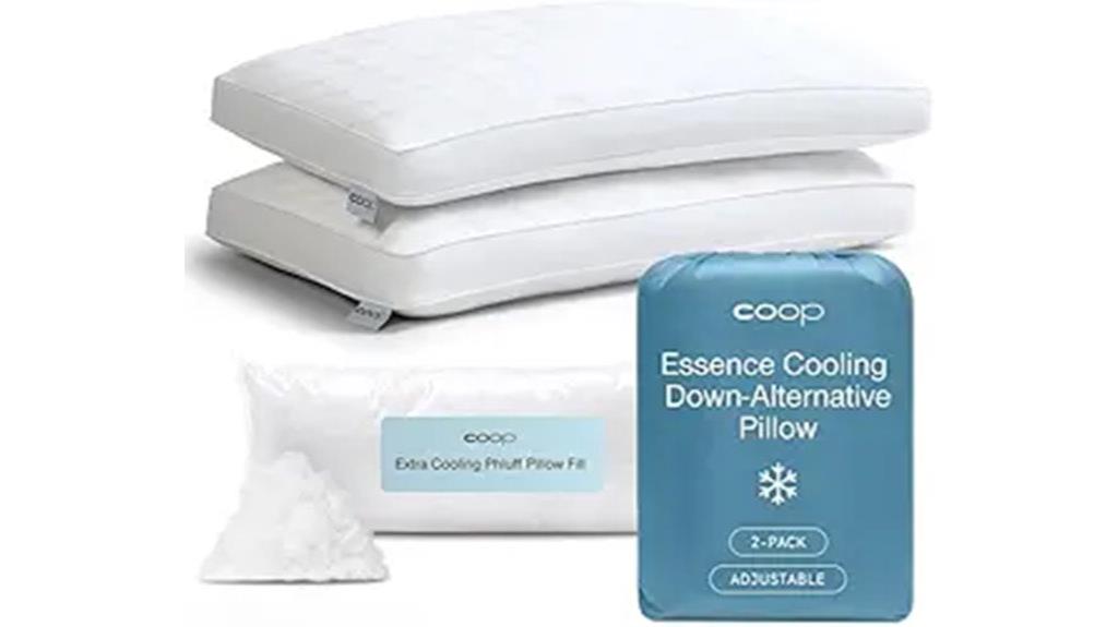 cooling queen pillow set