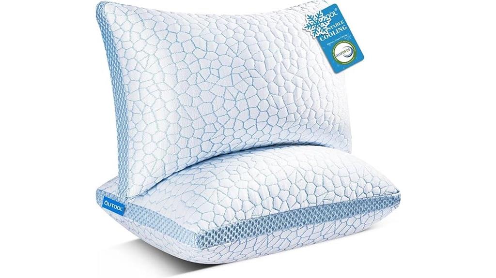 cooling queen pillow set