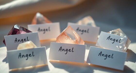 crystal sets matching angel numbers