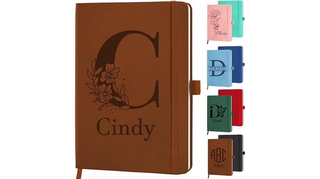 custom initials journal