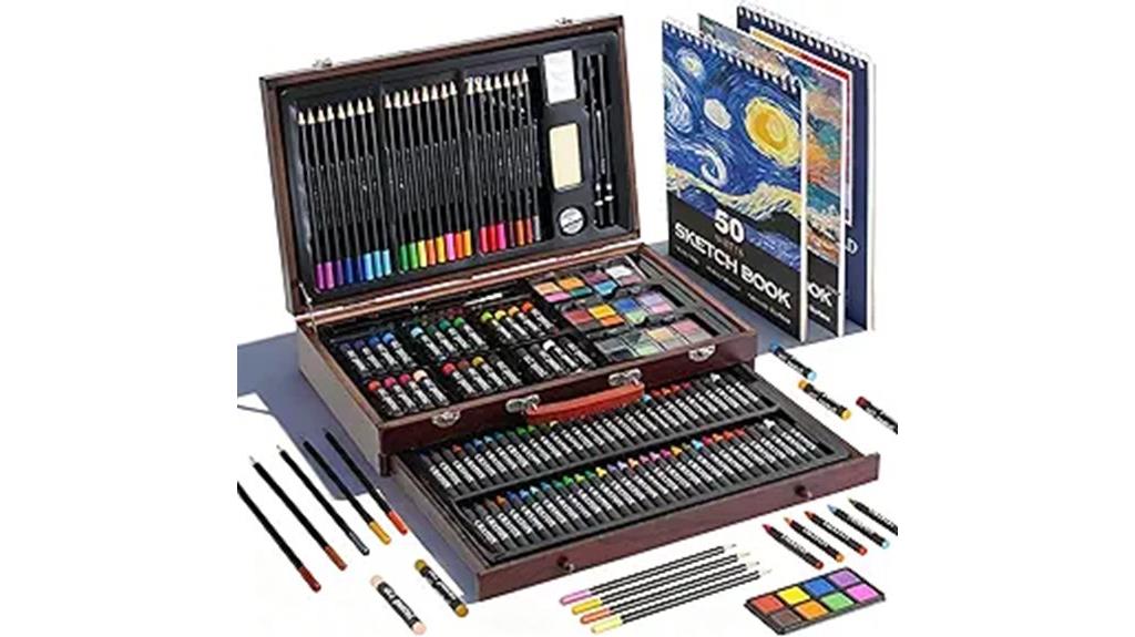deluxe 143 piece art set