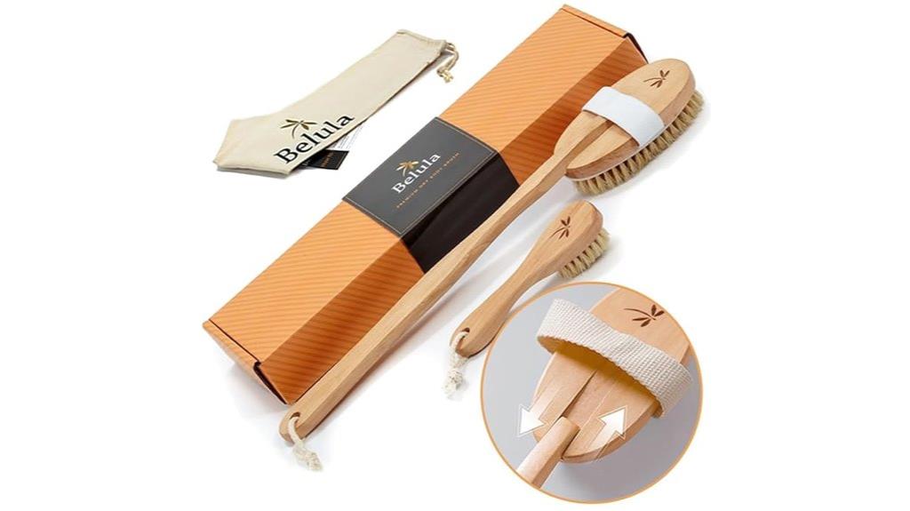 dry body brush set