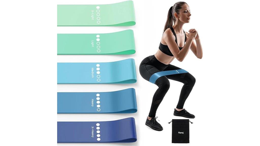 elastic resistance exercise bands