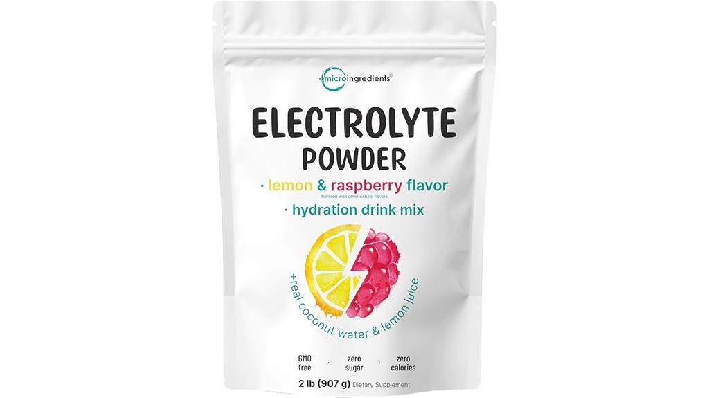 electrolyte powder lemon raspberry