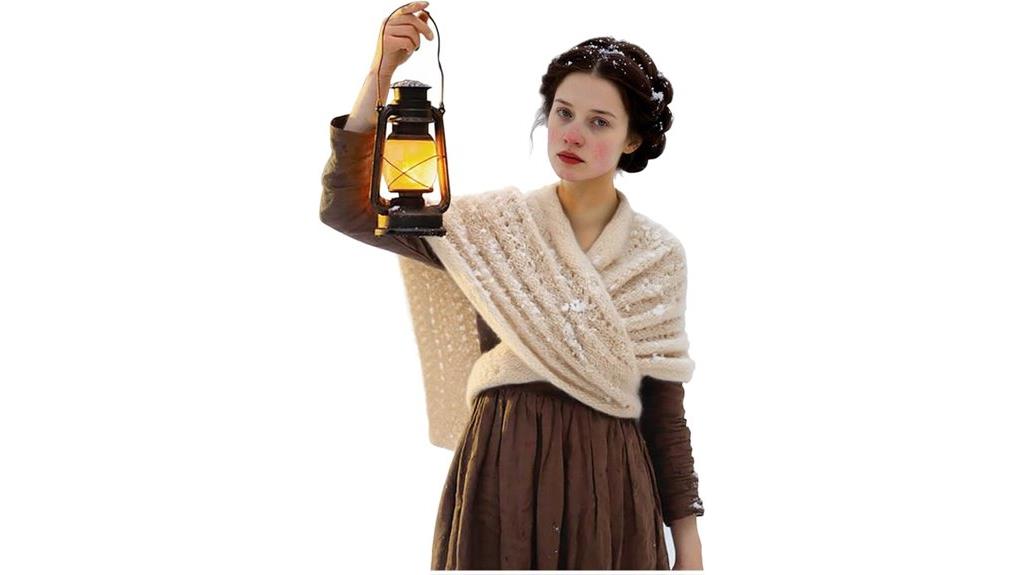 elegant triangle sweater wrap