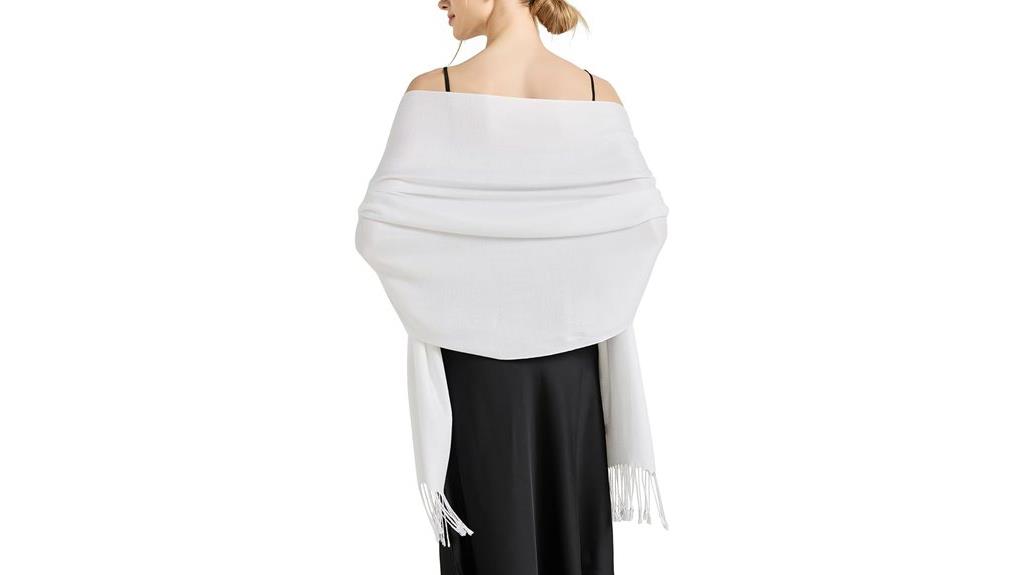 elegant wedding pashmina wrap