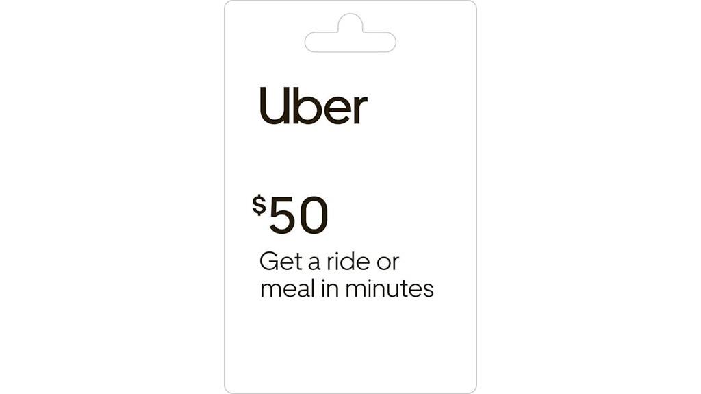 fifty dollar uber gift