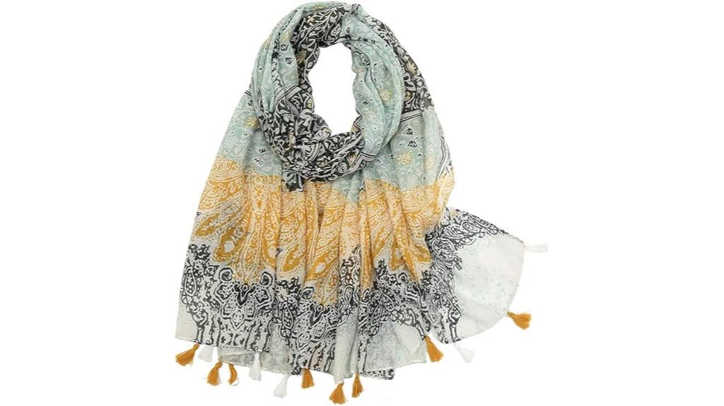 floral patterned women s scarf