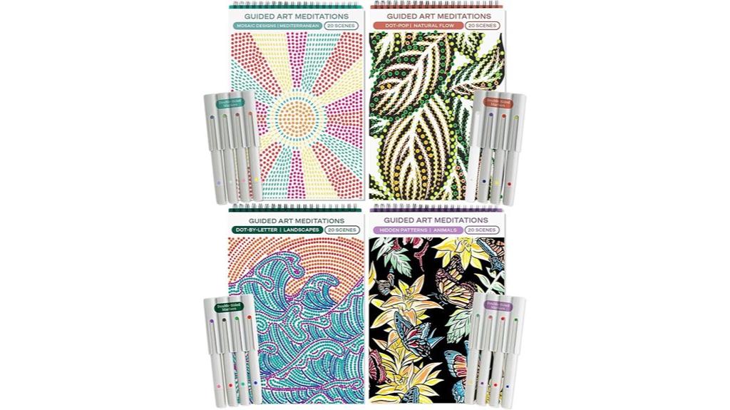 four pack art activity pads