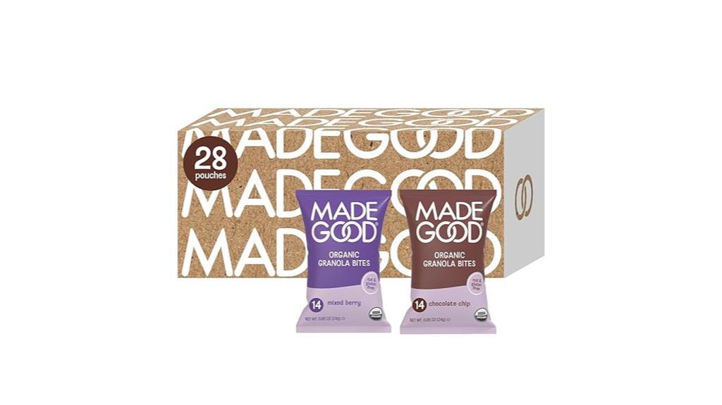 gluten free organic snack pack