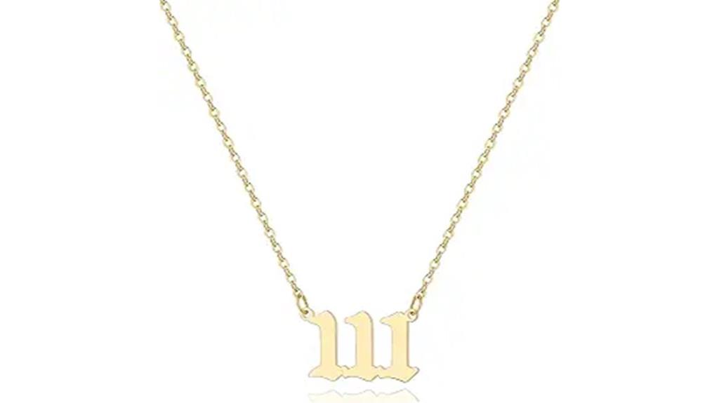 gold plated angel necklace
