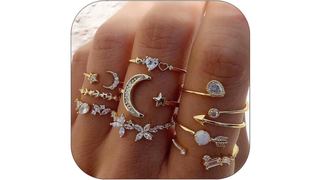 gold stacking ring jewelry