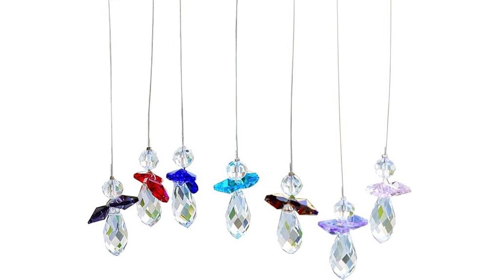 h d angel suncatcher set