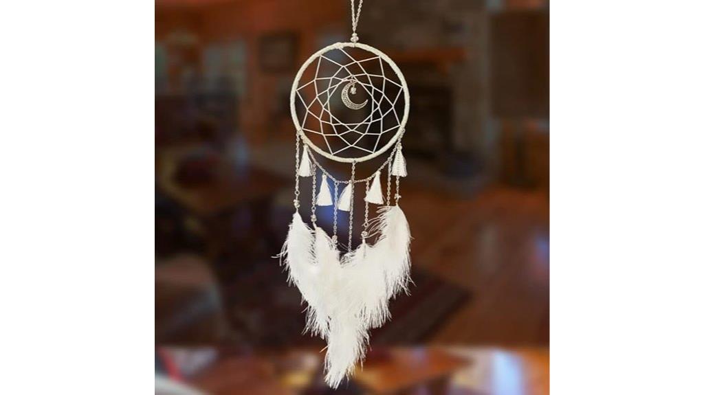 handmade feather wall hanging