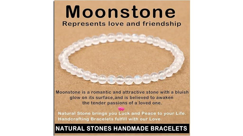 handmade gemstone healing bracelet