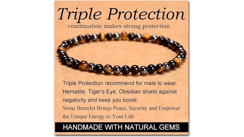 handmade natural stone bracelet